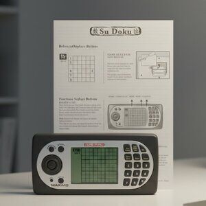 MAXIMO SU DOKU ELECTRONIC HANDHELD GAME